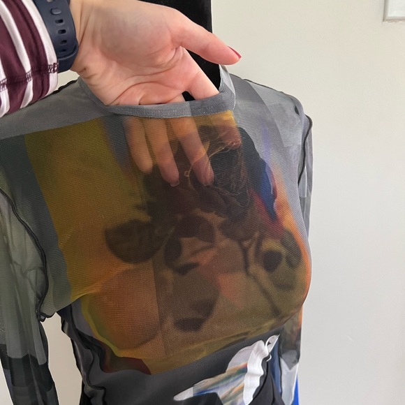 Brand new sheer top - Picture 2 of 5